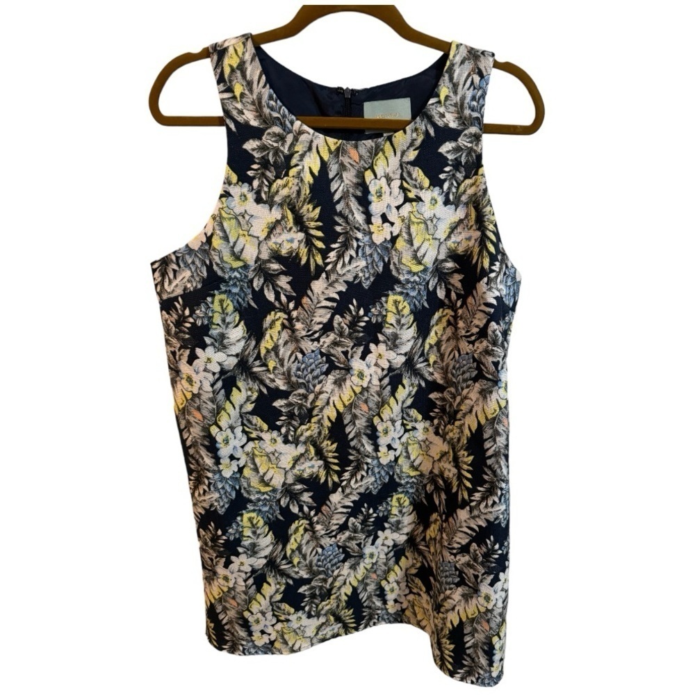 Skies are Blue Sleeveless Floral Shift Dress